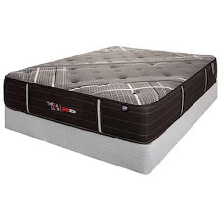 Queen Heavy Duty Encased Coil Mattress and 9" Therability™ Heavy Duty Foundation